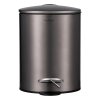 217493 pedalovy odpadkovy kos tubo 3 l seda metalicka ocel blomus
