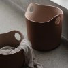 217634 2 ulozny kos tiggy 42 x 29 cm rustikalni hneda plst blomus