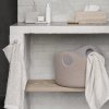217634 4 ulozny kos tiggy 42 x 29 cm rustikalni hneda plst blomus