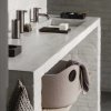 217634 5 ulozny kos tiggy 42 x 29 cm rustikalni hneda plst blomus