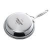 218186 14 neprilnava panev steelshield 22 cm nerezova ocel circulon