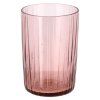 219152 sklenice na vodu kusintha 280 ml sada 4 ks ruzova sklo bitz
