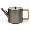 219404 cajova konvice s infuzerem duet design narvik 1 1 l matna metalicka seda nerezova ocel bredemeije