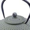 219398 2 cajova konvice s infuzerem xilin 1 25 l svetle zelena litina bredemeijer
