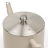 219401 3 cajova konvice s infuzerem minuet cylindre 1 2 l taupe nerezova ocel bredemeijer