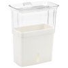 219542 3 kvetinac tealby 15 cm bila plast cole mason