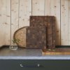 220010 4 prkenko na krajeni dania 50 x 27 cm drevo tmave hneda fritz hansen