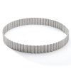 221033 pecici kruhovy ram 24 cm vroubkovany nerezova ocel de buyer