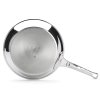 221066 6 neprilnava panev affinity 28 cm stribrna nerezova ocel de buyer