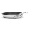 221066 7 neprilnava panev affinity 28 cm stribrna nerezova ocel de buyer