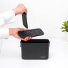 221714 6 drezovy organizer sinkside 22 cm tmave seda plast brabantia