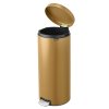 221738 12 pedalovy odpadkovy kos newicon 30 l teple zlata ocel brabantia