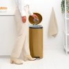 221738 5 pedalovy odpadkovy kos newicon 30 l teple zlata ocel brabantia