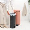 221753 4 pedalovy odpadkovy kos newicon 30 l teple medena ocel brabantia