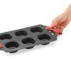 221798 5 forma na muffiny 31 x 18 cm seda ocel lekue