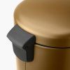 221840 7 pedalovy odpadkovy kos newicon 30 l teple mosazna ocel brabantia