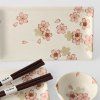 221888 2 sada na sushi white pink sakura sada 6 ks bila keramika mij
