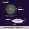 222167 7 neprilnava panev scratchdefense c1 32 cm s poklici nerezova ocel circulon