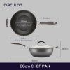 222197 7 wok na indukci scratchdefense a1 26 cm 4 25 l s poklici hlinik circulon