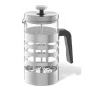 222675 french press kavovar segos 1 l stribrna nerezova ocel sklo zack