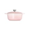224814 6 kastrol signature 20 cm 2 4 l shell pink litina le creuset