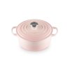 224814 kastrol signature 20 cm 2 4 l shell pink litina le creuset