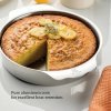 225579 4 kulata forma na kolac ovenbond 23 cm stribrna nerezova ocel hestan