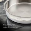 225579 5 kulata forma na kolac ovenbond 23 cm stribrna nerezova ocel hestan