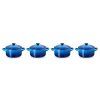 223395 4 zapekaci misa 10 cm 250 ml sada 4 ks azure kamenina le creuset