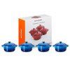 223395 zapekaci misa 10 cm 250 ml sada 4 ks azure kamenina le creuset