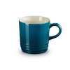 223293 hrnek na cappuccino 200 ml deep teal kamenina le creuset