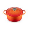 225255 kastrol signature 24 cm 4 2 l flame litina le creuset