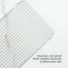 225582 4 chladici mrizka ovenbond 38 x 30 cm stribrna nerezova ocel hestan