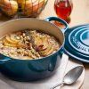 224172 3 kastrol signature 24 cm 4 2 l deep teal litina le creuset