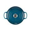 224172 7 kastrol signature 24 cm 4 2 l deep teal litina le creuset
