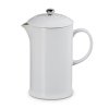 224343 8 french press kavovar 1 l white kamenina le creuset