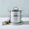 223287 1 naparovaci hrnec classic 20 cm 4 l stribrna nerezova ocel le creuset