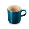 224451 3 hrnek 350 ml deep teal kamenina le creuset