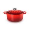 223302 5 kastrol signature 24 cm 4 2 l cerise litina le creuset