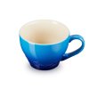 223788 2 hrnek na cappuccino 400 ml azure kamenina le creuset