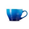 223788 3 hrnek na cappuccino 400 ml azure kamenina le creuset