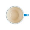223788 4 hrnek na cappuccino 400 ml azure kamenina le creuset