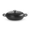 224319 3 kastrol signature 30 cm 3 5 l satin black litina le creuset