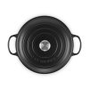 224319 5 kastrol signature 30 cm 3 5 l satin black litina le creuset