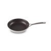 223329 5 neprilnava panev classic 24 cm stribrna nerezova ocel le creuset