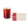 224898 4 kuchynske nacini sada 4 ks se stojanem cerise le creuset