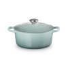 225096 5 kastrol signature 24 cm 4 2 l sea salt litina le creuset