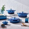 224439 4 kastrol signature 30 cm 3 5 l azure litina le creuset