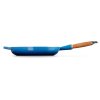224025 3 panev na smazeni signature 28 cm azure litina le creuset