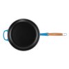 224025 4 panev na smazeni signature 28 cm azure litina le creuset